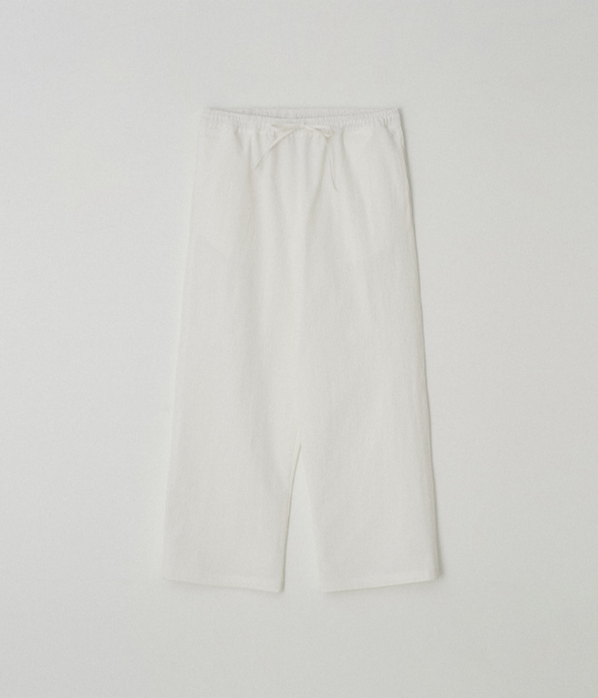 [MIGU PRODUCT]  smith crease wide pants / 01 white
