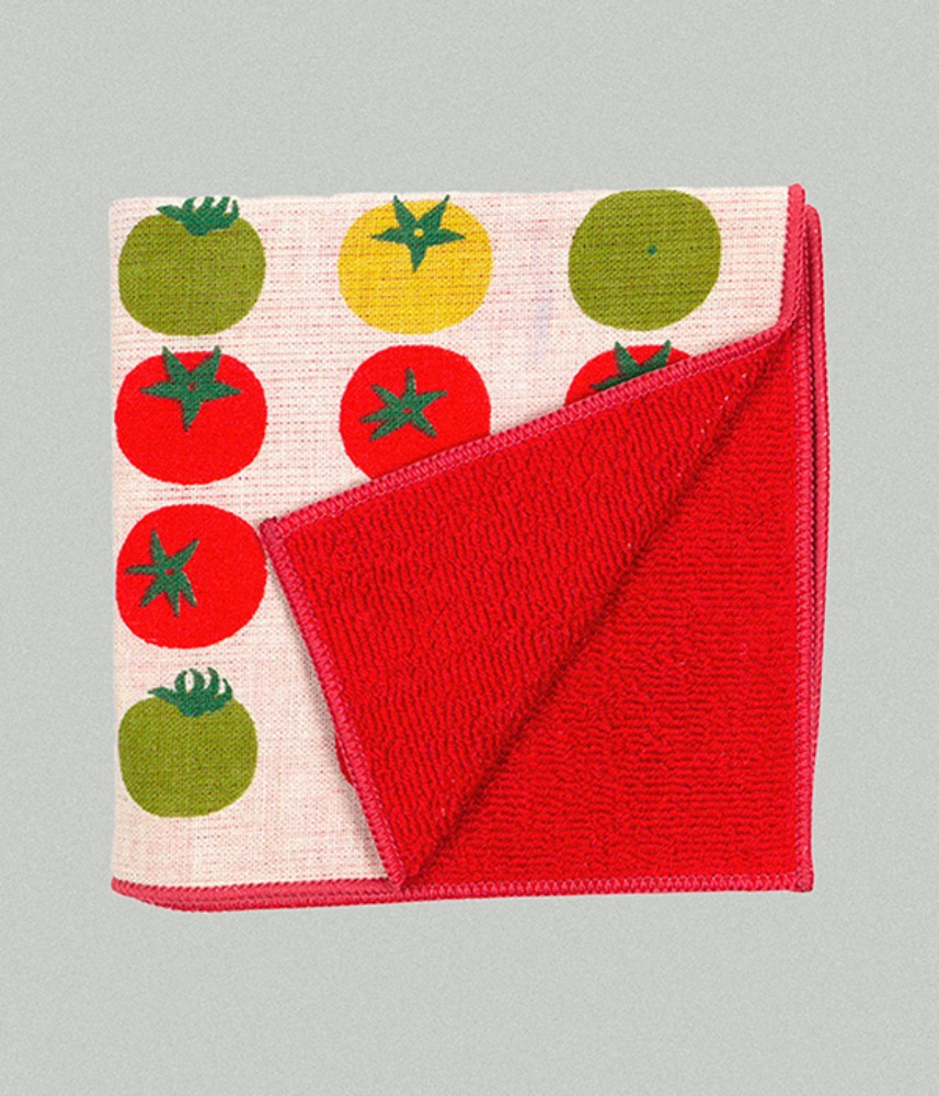 [미구소상점]  JAPANESE soft hand towel : 알록달록 토마토